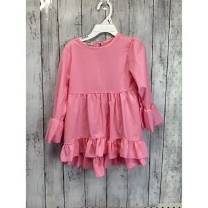 Sayoo Splendid Girls One Zurie Pink Burnout Thermal Short Sleeve Dres 3-4 Y/Old